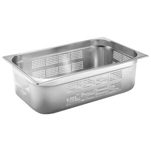 PULSIVA GN-Behälter Basic 1/1 gelocht; Grösse GN 1/1, 21000ml, 53x32.5x15 cm (LxBxT); silber