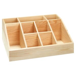 PULSIVA Tee-/Buffet-Organizer Algo; 40x31x14.5 cm (LxBxH); natur