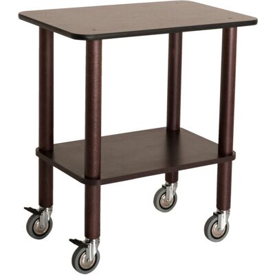 VEGA Servierwagen Esma; 71x46x80 cm (BxTxH); dunkelbraun VEGA Servierwagen Esma; 71x46x80 cm (BxTxH); dunkelbraun