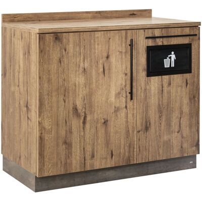 Vega Banco Kassa Baristo Basic - Quercia antica - 110x61x99.5 cm - Kassenschrank Vega Banco Kassa Baristo Basic - Quercia antica - 110x61x99.5 cm - Kassenschrank