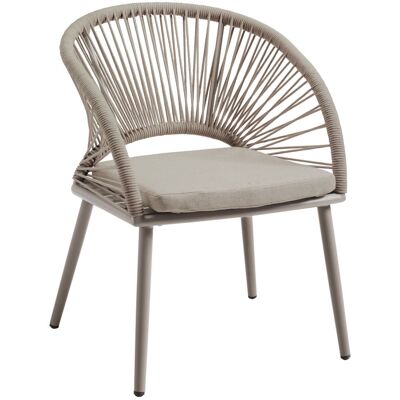 VEGA Outdoor Stuhl Alcamo; 58x64x82 cm (BxTxH); beige; 2 Stück / Pack VEGA Outdoor Stuhl Alcamo; 58x64x82 cm (BxTxH); beige; 2 Stück / Pack