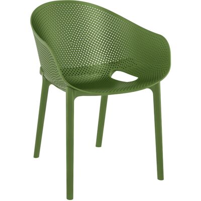 Siesta Stuhl Sky; 54x60x81 cm (BxTxH); oliv; 4 Stück / Pack Siesta Stuhl Sky; 54x60x81 cm (BxTxH); oliv; 4 Stück / Pack