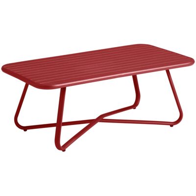 VEGA Outdoor Beistelltisch Bevera; 100x53x38 cm (LxBxH); rot; rechteckig VEGA Outdoor Beistelltisch Bevera; 100x53x38 cm (LxBxH); rot; rechteckig