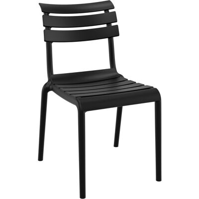 Siesta Stuhl Helen ohne Armlehne; 50x59x84 cm (BxTxH); schwarz; 4 Stück / Pack Siesta Stuhl Helen ohne Armlehne; 50x59x84 cm (BxTxH); schwarz; 4 Stück / Pack