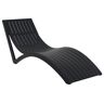 Siesta Sonnenliege Slim; 180x72x70 cm (LxBxH); schwarz