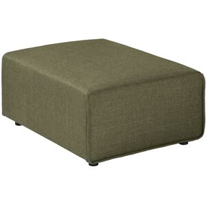VEGA Hocker für modulares Sofa Belford; 71x93x40 cm (BxTxH); Sitz grün meliert, Gestell schwarz VEGA Hocker für modulares Sofa Belford; 71x93x40 cm (BxTxH); Sitz grün meliert, Gestell schwarz