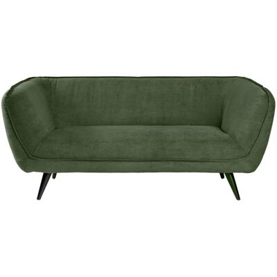 VEGA Sofa Kelso Cord, 3-Sitzer; 183x88x76 cm (BxTxH); Sitz grün, Gestell schwarz VEGA Sofa Kelso Cord, 3-Sitzer; 183x88x76 cm (BxTxH); Sitz grün, Gestell schwarz