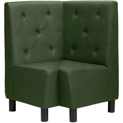 VEGA Eckbank Lerida II Stoff; 75x75x102 cm (BxTxH); grün VEGA Eckbank Lerida II Stoff; 75x75x102 cm (BxTxH); grün