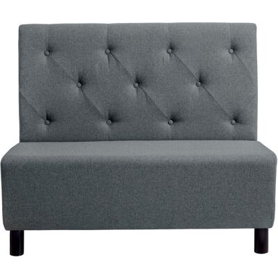 VEGA Polsterbank Lerida II Stoff, 2-Sitzer; 118x62x102 cm (BxTxH); anthrazit VEGA Polsterbank Lerida II Stoff, 2-Sitzer; 118x62x102 cm (BxTxH); anthrazit