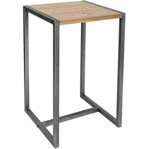 VEGA Stehtisch Torres quadratisch; 70x70x110 cm (LxBxH); Platte eiche antik/grau, Gestell grau; quadratisch VEGA Stehtisch Torres quadratisch; 70x70x110 cm (LxBxH); Platte eiche antik/grau, Gestell grau; quadratisch