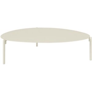 VEGA Outdoor-Beistelltisch Olin gross; 110x83x29 cm (LxBxH); Platte beige, Gestell beige; oval VEGA Outdoor-Beistelltisch Olin gross; 110x83x29 cm (LxBxH); Platte beige, Gestell beige; oval