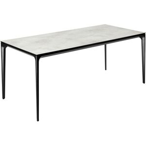 VEGA Outdoor-Tisch Linero rechteckig; 180x80x72 cm (LxBxH); Platte steingrau, Gestell schwarz; rechteckig VEGA Outdoor-Tisch Linero rechteckig; 180x80x72 cm (LxBxH); Platte steingrau, Gestell schwarz; rechteckig