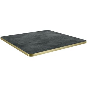 VEGA Indoor-Tischplatte Marvani quadratisch; 60x60x2.5 cm (LxBxH); gold/schwarz; quadratisch VEGA Indoor-Tischplatte Marvani quadratisch; 60x60x2.5 cm (LxBxH); gold/schwarz; quadratisch