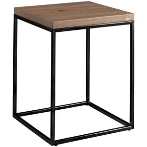 VEGA Beistelltisch Deven quadratisch; 40x40x50 cm (LxBxH); Platte eiche antik, Gestell schwarz; quadratisch VEGA Beistelltisch Deven quadratisch; 40x40x50 cm (LxBxH); Platte eiche antik, Gestell schwarz; quadratisch