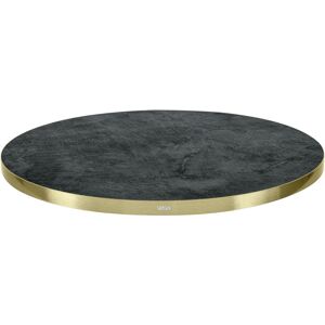 VEGA Indoor-Tischplatte Marvani rund; 50x2.5 cm (ØxH); gold/schwarz; rund VEGA Indoor-Tischplatte Marvani rund; 50x2.5 cm (ØxH); gold/schwarz; rund
