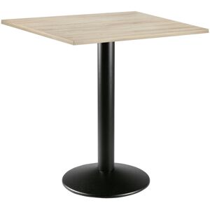 PULSIVA Esstisch Solona quadratisch; 68x68x73.9 cm (LxBxH); Platte buche, Gestell schwarz; quadratisch PULSIVA Esstisch Solona quadratisch; 68x68x73.9 cm (LxBxH); Platte buche, Gestell schwarz; quadratisch