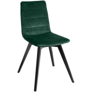 VEGA Schalenstuhl Milaria Samt, 2er Pack; 60x51x88.5 cm (BxTxH); Sitz tannengrün, Gestell schwarz; 2 Set / Pack VEGA Schalenstuhl Milaria Samt, 2er Pack; 60x51x88.5 cm (BxTxH); Sitz tannengrün, Gestell schwarz; 2 Set / Pack