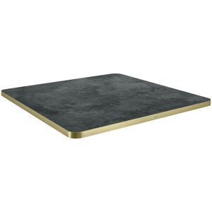 VEGA Indoor-Tischplatte Marvani quadratisch; 80x80x2.5 cm (LxBxH); gold/schwarz; quadratisch VEGA Indoor-Tischplatte Marvani quadratisch; 80x80x2.5 cm (LxBxH); gold/schwarz; quadratisch