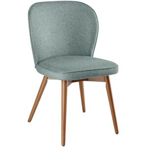 VEGA Polsterstuhl Lian Stoff; 56x58x86 cm (BxTxH); Sitz hellblau, Gestell hellbraun; 2 Stück / Pack VEGA Polsterstuhl Lian Stoff; 56x58x86 cm (BxTxH); Sitz hellblau, Gestell hellbraun; 2 Stück / Pack