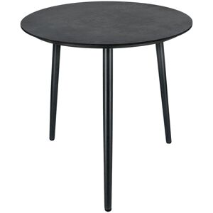 VEGA Outdoor Beistelltisch Sando gross; 60x60 cm (ØxH); dunkelgrau/anthrazit; rund VEGA Outdoor Beistelltisch Sando gross; 60x60 cm (ØxH); dunkelgrau/anthrazit; rund