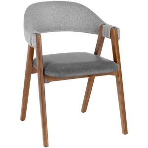 VEGA Armlehnstuhl Imano; 59x62x76 cm (BxTxH); Sitz anthrazit, Gestell tabak gebeizt VEGA Armlehnstuhl Imano; 59x62x76 cm (BxTxH); Sitz anthrazit, Gestell tabak gebeizt