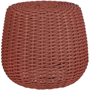 VEGA Outdoor Sitz-Pouf / Beistelltisch Tavano; 55x50 cm (ØxH); terrakotta meliert; zylinderförmig VEGA Outdoor Sitz-Pouf / Beistelltisch Tavano; 55x50 cm (ØxH); terrakotta meliert; zylinderförmig