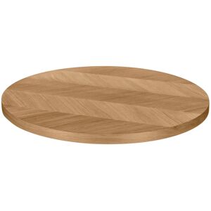 VEGA Indoor-Tischplatte Pescaro rund; 80 cm (Ø); eiche/natur; rund VEGA Indoor-Tischplatte Pescaro rund; 80 cm (Ø); eiche/natur; rund