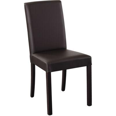 PULSIVA Polsterstuhl Famous; 45x54x90 cm (BxTxH); braun; 2 Stück / Pack PULSIVA Polsterstuhl Famous; 45x54x90 cm (BxTxH); braun; 2 Stück / Pack