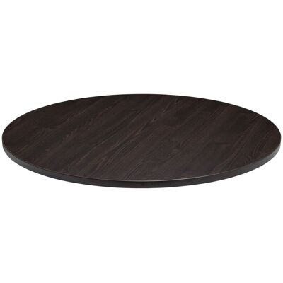 Vega Tischplatte - 60cm Rund Laminat - Eiche/Wenge - Innenbereich Vega Tischplatte - 60cm Rund Laminat - Eiche/Wenge - Innenbereich