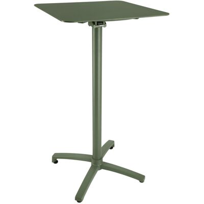 VEGA Outdoor-Aluminium-Stehtisch Taipa quadratisch; 60x60x108 cm (LxBxH); Platte oliv, Gestell oliv; quadratisch VEGA Outdoor-Aluminium-Stehtisch Taipa quadratisch; 60x60x108 cm (LxBxH); Platte oliv, Gestell oliv; quadratisch