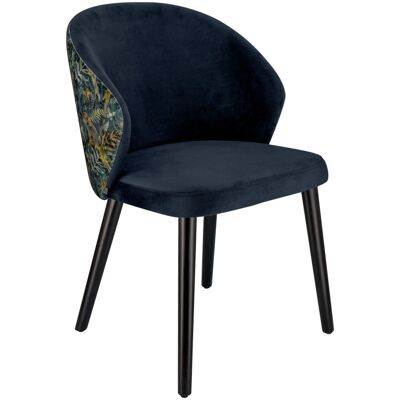 Vega Modell - Blumenmuster - Blaue Stuhl Vega Modell - Blumenmuster - Blaue Stuhl