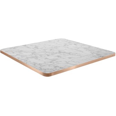 VEGA Indoor-Tischplatte Marvani quadratisch; 68x68x2.5 cm (LxBxH); kupfer/weiss/marmoriert; quadratisch VEGA Indoor-Tischplatte Marvani quadratisch; 68x68x2.5 cm (LxBxH); kupfer/weiss/marmoriert; quadratisch