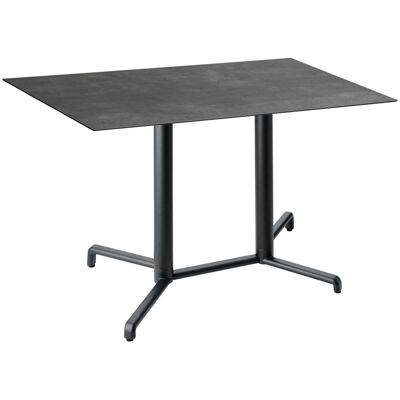 VEGA Outdoor Tisch Lift rechteckig; 120x68x72 cm (LxBxH); Platte beton, Gestell anthrazit; rechteckig VEGA Outdoor Tisch Lift rechteckig; 120x68x72 cm (LxBxH); Platte beton, Gestell anthrazit; rechteckig