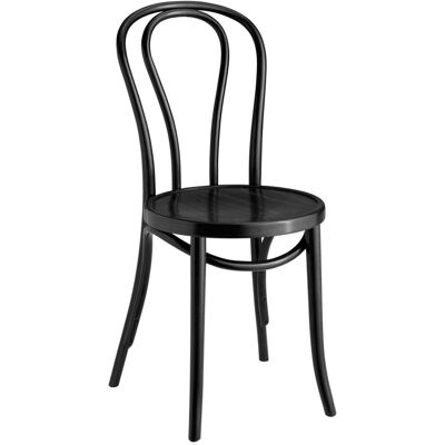 VEGA Bugholzstuhl Charles; 44x53.5x88 cm (BxTxH); schwarz; 2 Stück / Pack VEGA Bugholzstuhl Charles; 44x53.5x88 cm (BxTxH); schwarz; 2 Stück / Pack