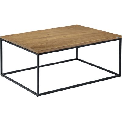 VEGA Beistelltisch Deven rechteckig; 80x60x37 cm (LxBxH); Platte eiche antik, Gestell schwarz; rechteckig VEGA Beistelltisch Deven rechteckig; 80x60x37 cm (LxBxH); Platte eiche antik, Gestell schwarz; rechteckig