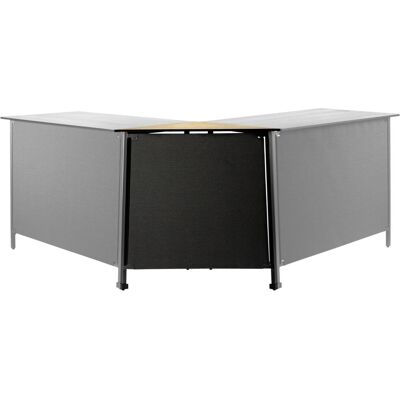 VEGA Outdoortisch Baruba Eckelement Aussen; 87x43x89 cm (LxBxH); Platte eiche/natur, Gestell anthrazit; rechteckig VEGA Outdoortisch Baruba Eckelement Aussen; 87x43x89 cm (LxBxH); Platte eiche/natur, Gestell anthrazit; rechteckig