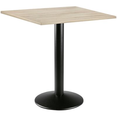 PULSIVA Esstisch Solona quadratisch; 68x68x73.9 cm (LxBxH); Platte buche, Gestell schwarz; quadratisch PULSIVA Esstisch Solona quadratisch; 68x68x73.9 cm (LxBxH); Platte buche, Gestell schwarz; quadratisch