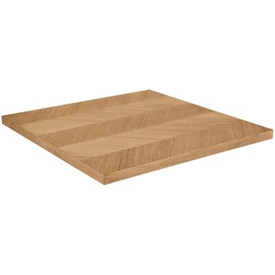 VEGA Indoor-Tischplatte Pescaro quadratisch; 80x80 cm (LxB); eiche/natur; quadratisch VEGA Indoor-Tischplatte Pescaro quadratisch; 80x80 cm (LxB); eiche/natur; quadratisch