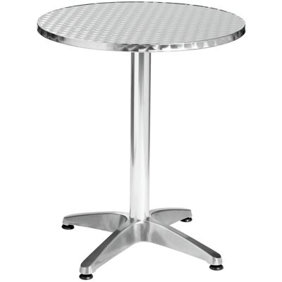 PULSIVA Outdoor-Bistrotisch Limona rund; 60x70 cm (ØxH); silber; rund PULSIVA Outdoor-Bistrotisch Limona rund; 60x70 cm (ØxH); silber; rund