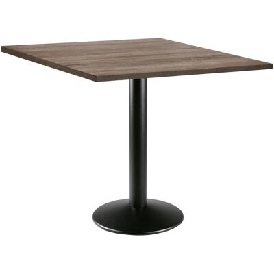 PULSIVA Esstisch Solona quadratisch; 80x80x73.9 cm (LxBxH); Platte eiche, Gestell schwarz; quadratisch PULSIVA Esstisch Solona quadratisch; 80x80x73.9 cm (LxBxH); Platte eiche, Gestell schwarz; quadratisch