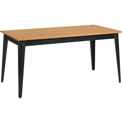VEGA Esstisch Acerios; 160x80x76 cm (LxBxH); Platte wildeiche, Gestell schwarz; rechteckig VEGA Esstisch Acerios; 160x80x76 cm (LxBxH); Platte wildeiche, Gestell schwarz; rechteckig