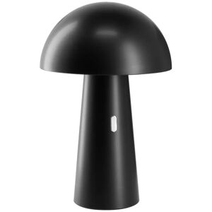 Newgarden LED Tischleuchte Shitake; 16.5x25.5 cm (ØxH); schwarz