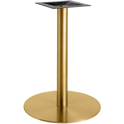 Vega Base Orio Stahl Satin Gold - Tischunterbau Vega Base Orio Stahl Satin Gold - Tischunterbau