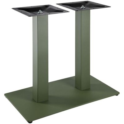VEGA Indoor Doppel-Tischgestell Fino eckig; 70x40x72 cm (BxLxH); oliv; rechteckig VEGA Indoor Doppel-Tischgestell Fino eckig; 70x40x72 cm (BxLxH); oliv; rechteckig
