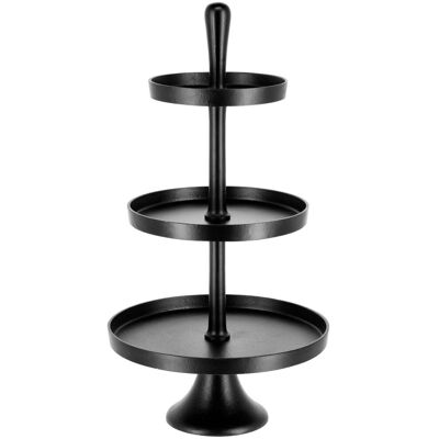 VEGA Etagere Amyntas; 43x76 cm (ØxH); schwarz VEGA Etagere Amyntas; 43x76 cm (ØxH); schwarz