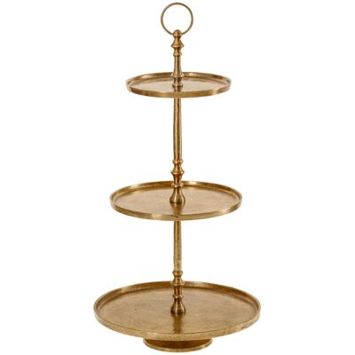 VEGA Etagere Gloria; 45x86.5 cm (ØxH); gold VEGA Etagere Gloria; 45x86.5 cm (ØxH); gold