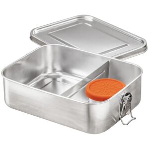 VEGA Lunchbox Haku; 1600ml, 21.5x16.5x6.7 cm (LxBxH); silber; rechteckig; 12 Set / Packung