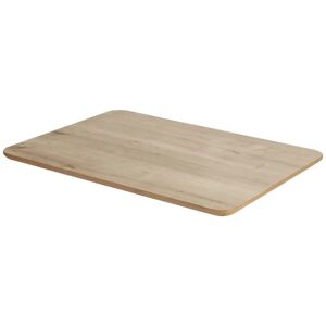 VEGA Tischplatte Duneo reckteckig; 80x55x2.5 cm (LxBxH); eiche/natur; rechteckig