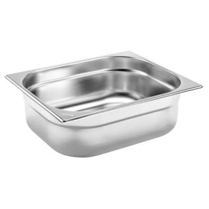 PULSIVA GN-Behälter Basic 1/2; Grösse GN 1/2, 6500ml, 32.5x26.5x10 cm (LxBxT); silber