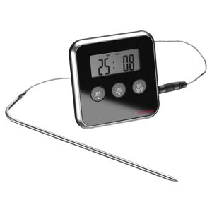Westmark Digitales Bratenthermometer; 17 cm (L); schwarz/silber